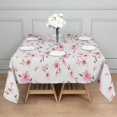 thumbnail image 3 of Pioneer Flower Floral Print Pattern Square Tablecloth,Waterproof Square Table Cover,Wipeable Spillproof Washable Table Cover for Home Kitchen Party Decor 42"X42"(107x107cm), 3 of 6
