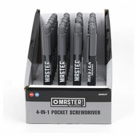 

Hangzhou Great Star Industrial 269027 MM 4-in-1 Pock Screwdriver - Case of 24