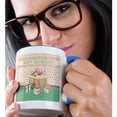 thumbnail image 2 of 3drose, Happy 38th Birthday, Bird in Flower Garden Cake, Gifts, Pastels, 11oz Two-tone Blue Mug, 2 of 6