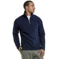 thumbnail image 1 of 247 Frenzy 247-PF1000 NVY-MD Mens Essentials Knocker Polar Fleece Quarter Pullover Jacket, Navy - Medium, 1 of 1