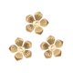 thumbnail image 1 of 100 Piezas De Flores De Filigrana Colgante De Forma De Rebanada Perfecl Filigrana Flores Rebanada Oro, 1 of 6