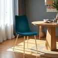 thumbnail image 2 of SILLA LAURA VELVET AZUL, 2 of 3
