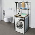 thumbnail image 4 of ChicHomey Washer Dryer Storage Shelf 3 Tiers Clothes Drying Rack Floor Mount Stand Holder, 4 of 7