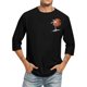 thumbnail image 1 of Amzcrzy - Sudadera Para Hombre, Estilo Casual, Cuello Redondo, Manga Corta, Estampado, Color Negro, Xl, 1 of 4