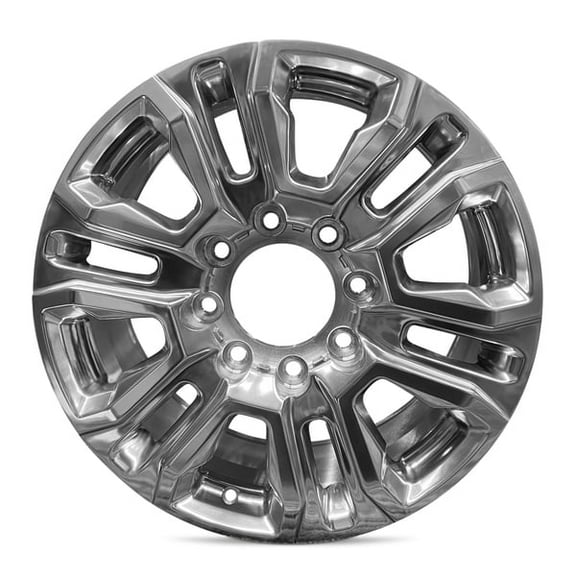New OEM Replacement Wheel 20x8.5 in for 2020-2024 GMC Sierra 2500 Polished Silver 20 inch Aluminum Rim