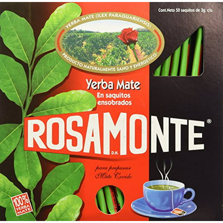 2-PACK Rosamonte Yerba Mate - Mate Cocido - 50 tea bags