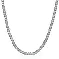 thumbnail image 3 of Stainless Steel Rosary Beads Chain Necklace 6/8/10mm for Fashion Men Women, 3 of 4