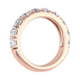 thumbnail image 2 of 2 Carat (ctw) Diamond Wedding Band Ring in 14K Rose Gold (Ring Size 4.25), 2 of 6