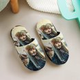 thumbnail image 6 of Kids Pirates of The Caribbean Slippers Boys Girls Non-Slip Fuzzy House Slippers Warm Soft Plush Winter House Shoes Slip-On Shoes, 6 of 7