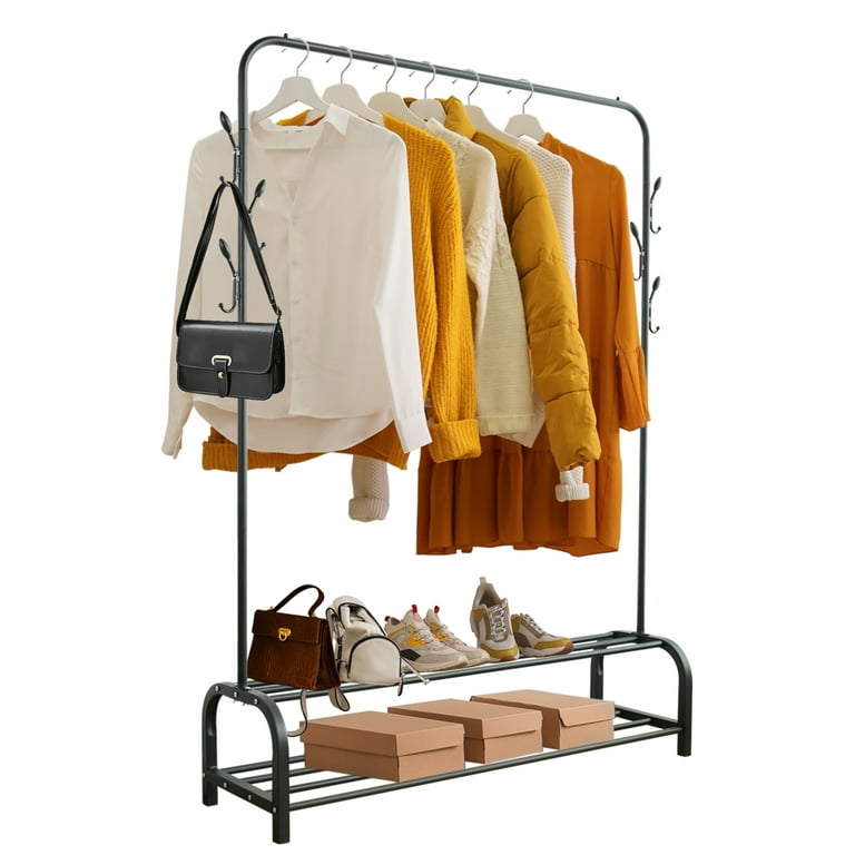 Amazon Clothes Rail Pole Heavy Duty Walmart Metal Garment Rack