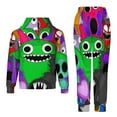 thumbnail image 6 of Garten of Banban Kids' Hoodie And Pants Set Hooded Sweatshirt Outfit Soft Sweatpants & Pullover Set 100CM, 6 of 8