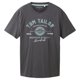 thumbnail image 1 of TOM TAILOR Camiseta para hombre - Camiseta con logotipo, cuello redondo, corte regular, algodón, estampado Gris L (Large), 1 of 7
