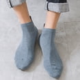 thumbnail image 7 of sunsanly 1 Pair Men Boat Socks Low-cut Shallow Cotton Solid Color High Elasticity Anti-slip Soft Sweat-absorption Anti-shrink Sports Short Invisible Socks, 7 of 7