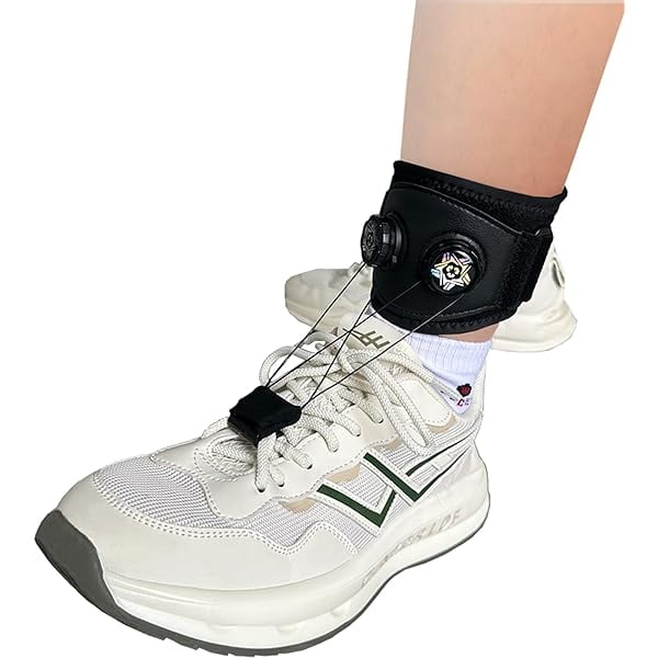 wonima44 AFO Drop Foot Brace for Walking with Shoes, Adjustable Foot Drop Splint for Men Women Right/Left Foot, Dorsiflexion Foot Up Ankle Support for Supination Peroneal Achilles Tendonitis Stroke