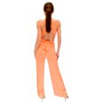 thumbnail image 3 of vivian's fashions jumpsuit - convertible, 8 ways to wear (brown, x-large), 3 of 3