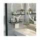 thumbnail image 2 of Repisas Flotantes Modernas Estantes Madera Dormitorio Baño, 2 unidades Lab.G Negro, 2 of 4