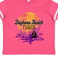 thumbnail image 4 of Inktastic Daytona Beach Florida Sunset Girls Toddler T-Shirt, 4 of 5