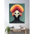 thumbnail image 2 of Skull Bauhaus Vintage Style V 017 Poster Wall Art, Modern Wall Decor For Living Room Bedroom, 8x12 UNFRAMED, 2 of 3