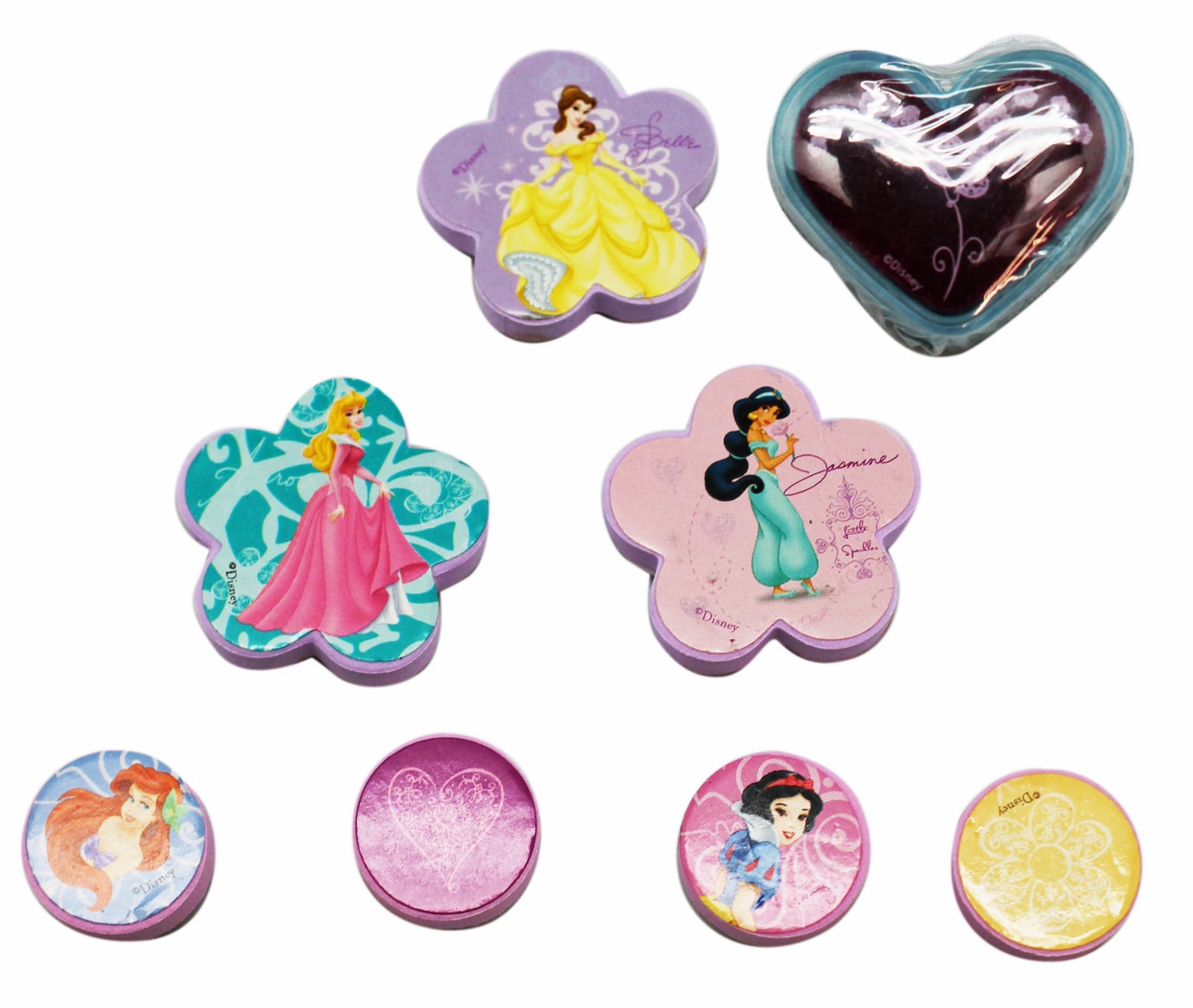 Disney Princess Assorted Character Flower Stamps and Ink Pad