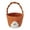Orange, variant on Gytml Trick Or Treat Basket Halloween Cotton Rope Ghost Candy Bucket Reusable Portable Treat Bag For Halloween Party Favors Holiday Decor(Orange-9.06")