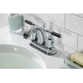 thumbnail image 2 of Kingston Brass FB5611CKL Kaiser 4 in. Centerset Bathroom Faucet with Pop-Up Drain, Polished Chrome, 2 of 5