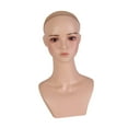 thumbnail image 2 of Cabeza de maniquí de mujer, soporte de exhibición de pelucas de maniquí, cabeza de maniquí para hacer y exhibir pelucas, anteojos, sombreros y gorras, 2 of 8