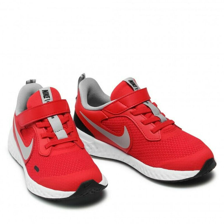 Nike Revolution 5 (PSV) BQ5672-603 Kids Red/Smoke Grey Running 1.5Y HS2631 - Walmart.com