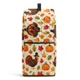thumbnail image 2 of FOR U DESIGNS Turkey Pumpkin Maple Leaf Print Blender Cover Thanksgiving Decor Washable, Stain Resistant, with Top Handle & Pockets, Fits Coffee Maker & Juice Machine, 2 of 7
