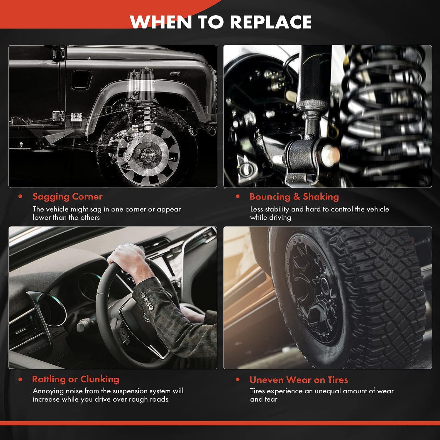 A-Premium 2Pcs Rear Suspension Coil Spring Set Compatible with Hyundai Sonata 2011-2014 & Kia Optima 2011-2015 2.0L 2.4L, Driver and Passenger Side, Replace# 553502T030, 553504C014 - image 5 of 5
