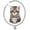 Sliver, variant on Dog Collar and Cat Chain Necklace Stainless Steel Adjustable 18K Gold Heart-Shaped Necklace for Small Pets Cats Kitten Puppy