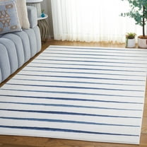 Safavieh Groove Lynwood Striped Area Rug, Ivory/Blue, 5'3" x 7'6"
