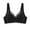 Black, variant on Lace Bra for Women Soft Cups Padded Underwire Bra Comfortable Wireless Push Up Comfort Everyday Bra Purple 44C