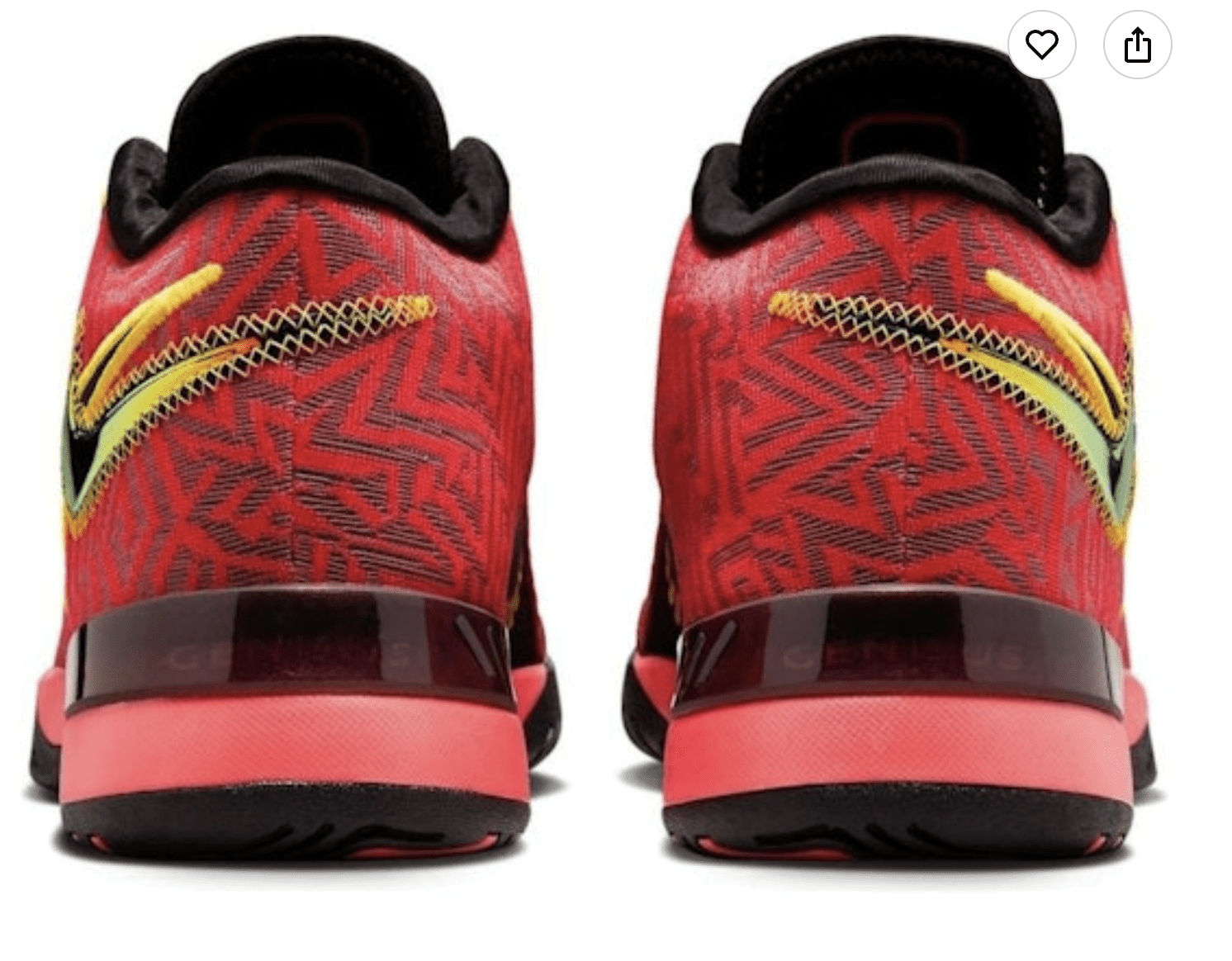 NIKE LeBron NXXT Sneakers | Basketball Crimson Sundial HF0712-600 | Mens 9.5 Nike Men main image 4