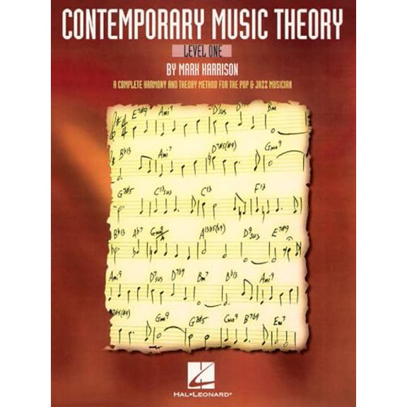 Pre-Owned Contemporary Music Theory - Level One by Mark Harrison | Complete Harmony and Theory Method for Pop and Jazz Musicians | Music Notation, Scales, Intervals, Chords and More for Piano Players
