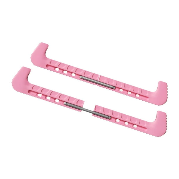 2 protectores para patines de hielo, cubiertas para caminar, accesorios para patinaje sobre hielo, patinaje Rosa