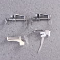 thumbnail image 4 of SHISUYAN 4 Pcs in 1 Set Presser Foot Open Close Toe Metal Quilting Embroidery Spring Presser Foot Compatible for Free Motion, 4 of 9