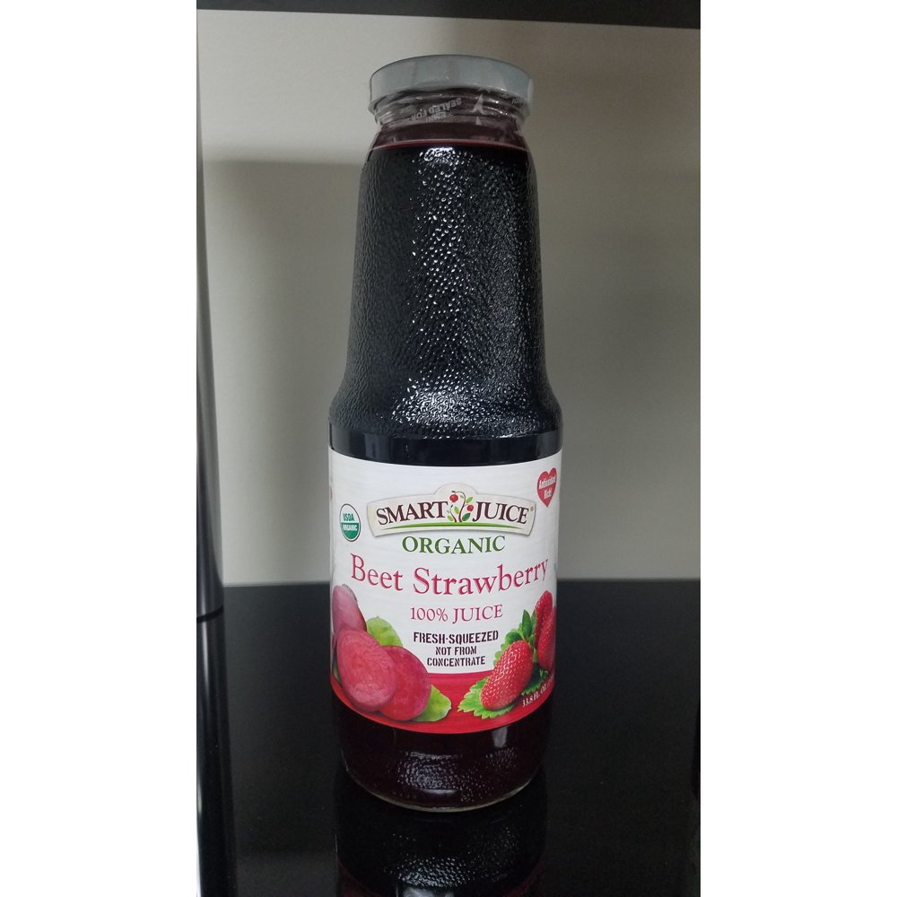 SMART JUICE BEET STRAWBERRY JUICE ORGANIC, 33.8 OZ