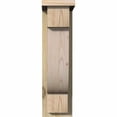 thumbnail image 2 of 6"W x 10"D x 22"H Alpine Rough Sawn Corbel w/Backplate, Douglas Fir, 2 of 9