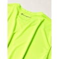 thumbnail image 2 of Champion Men's Short Sleeve Double Dry Performance T-Shirt, Safety Green, Medium, 2 of 3