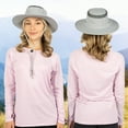 thumbnail image 2 of SUN CUBE Wide Brim Sun Hat For Men Outdoor, Women Sun Protection Safari Hat, Hiking Boonie Hat UV, Fishing Summer Hat for Beach Camping UPF 50+, Light Grey, 2 of 8