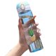 thumbnail image 1 of (500ml Blue A)Sports water bottle outdoor water bottle with straw plastic portable water cup camping, 1 of 4