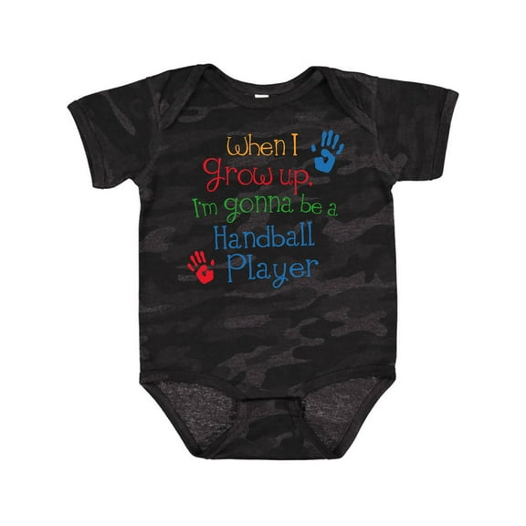 Inktastic Handball Player Future Boys or Girls Baby Bodysuit