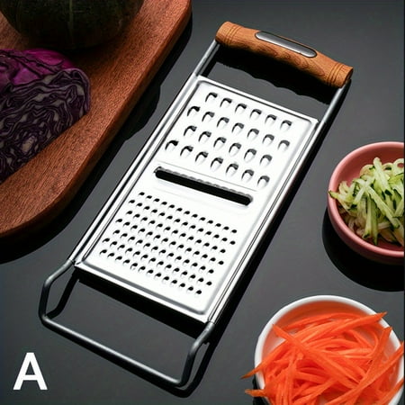 

Shengyang 1pc Stainless Steel Melon Fruit Planer Carrot Planer Multifunctional Shredder Kitchen Scraper Potato Grater Vegetable Cutter