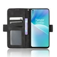 thumbnail image 3 of Case for OnePlus Nord 2T 5G Cover Adjustable Detachable Card Holder Magnetic closure Leather Wallet Case - Black, 3 of 5