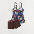 thumbnail image 4 of Bikini sólido con correa para mujer, Bikini con escote en V profundo, cómodo traje de baño dividido, traje de baño de dos piezas OAVQHLG3B Store lin121212, 4 of 4