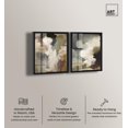 thumbnail image 2 of Muted Tones Harmony Pair Shadowbox Print Boho Wall Decor Set by Art Remedy, Black Frame, 24 x 30, 2 of 6