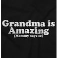 thumbnail image 2 of Grandma Amazing Mom Says So Cute Nana Toddler Boy Girl T Shirt Infant Toddler Brisco Brands 12M, 2 of 6