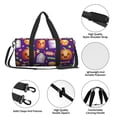 thumbnail image 6 of XMXT Gym Bag for Women, Halloween Candy Skeleton Cartoon Print Large Capacity Gym Duffle Bag, Multicolor, 6 of 8