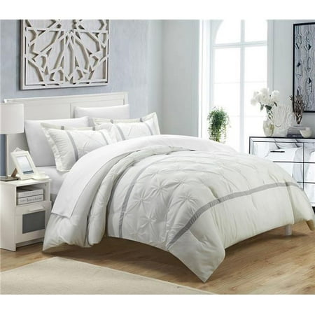 Chic Home Ds3831 Bib Us Ronika Pinch Pleat Pintuck Duvet Cover Set