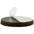 Super Sliders 1 1/2" Round Self Stick Felt Furniture Pad for Hardwood